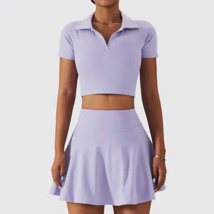 Quick Dry Tennis Suit Set -Lightweight 2-Piece Sportswear - My Store