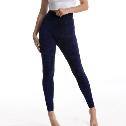 Leopard Print High Waist Gym Leggings -Stylish Compression Fit - My Store