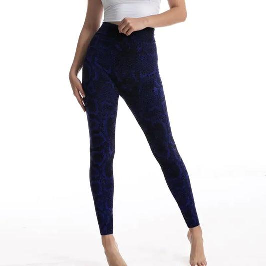 Leopard Print High Waist Gym Leggings -Stylish Compression Fit - My Store