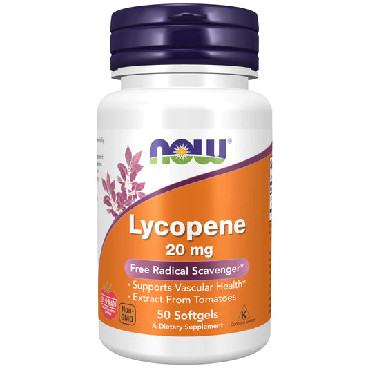 Lycopene 20 mg with Natural Extract from Tomatoes Free Radical Scavenger* 50 Softgels - My Store