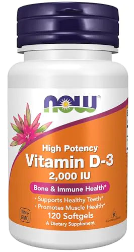 Vitamin D-3 2000 IU High Potency Structural Support* 120 Softgels - My Store