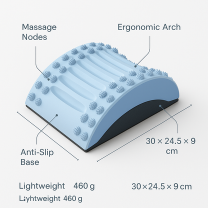 Lumbar Support Massaging Yoga Mat -Stretch & Relaxation Mat for Back Pain - My Store