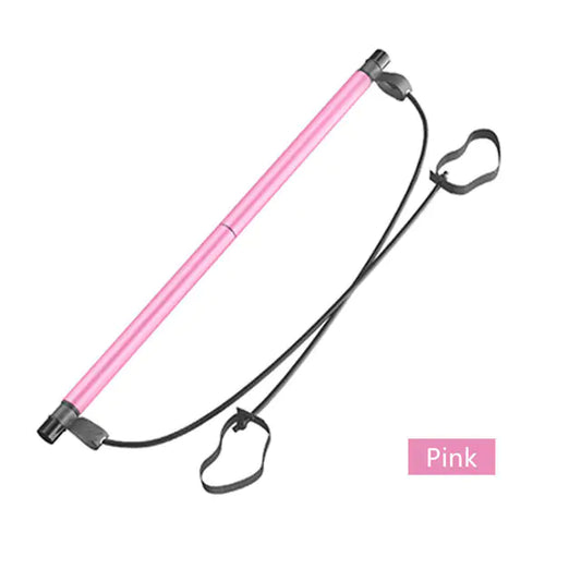 Portable Yoga Pilates Stick with Resistance Bands - My Store