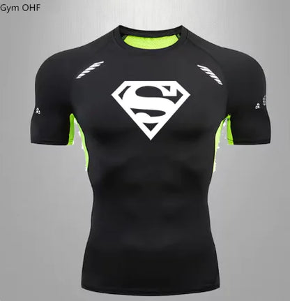 Men's Sports Quick Dry Compression T-Shirt -Stretch Performance Fit - My Store