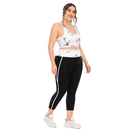 Women's Plus Size Tracksuit Set -2-Piece Yoga & Gym Activewear - My Store
