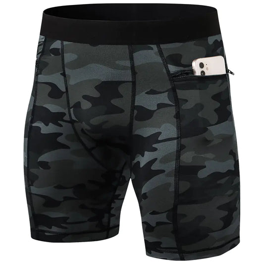 Men's Gym Shorts with Zipper Pockets -Secure Activewear Shorts - My Store