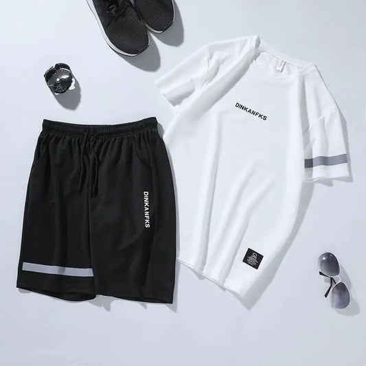 Men's Sportswear Two-Piece Gym Outfit -Quick Dry Training Set - My Store