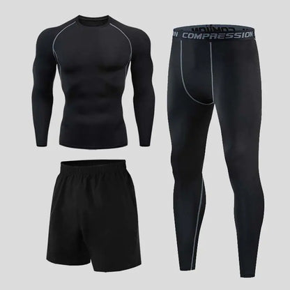 Men's Compression Fitness Set -Quick Dry Performance Gear - My Store