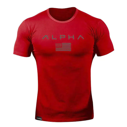 Muscle Captain Short Sleeve Gym T-Shirt -Fitted Bodybuilding Tee - My Store
