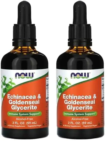 Echinacea & Goldenseal Glycerite with Dropper Immune System Support* 2-Ounce (Pack of 2) - My Store