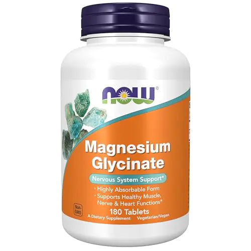 Magnesium Glycinate 100 mg Highly Absorbable Form 180 Tablets - My Store