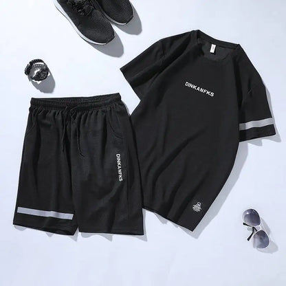 Men's Sportswear Two-Piece Gym Outfit -Quick Dry Training Set - My Store