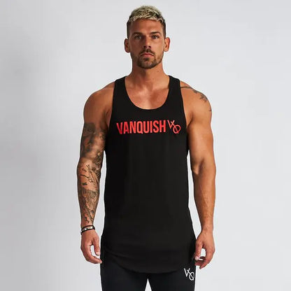 Men's Cotton Sleeveless Training Singlet -Breathable Workout Top - My Store