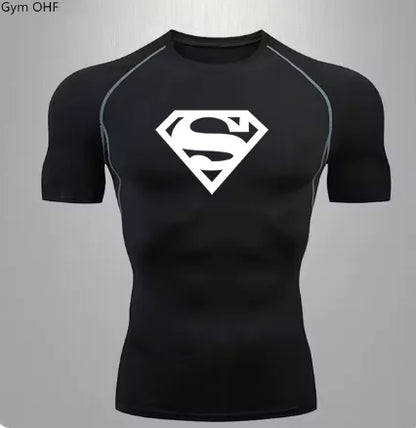 Men's Sports Quick Dry Compression T-Shirt -Stretch Performance Fit - My Store